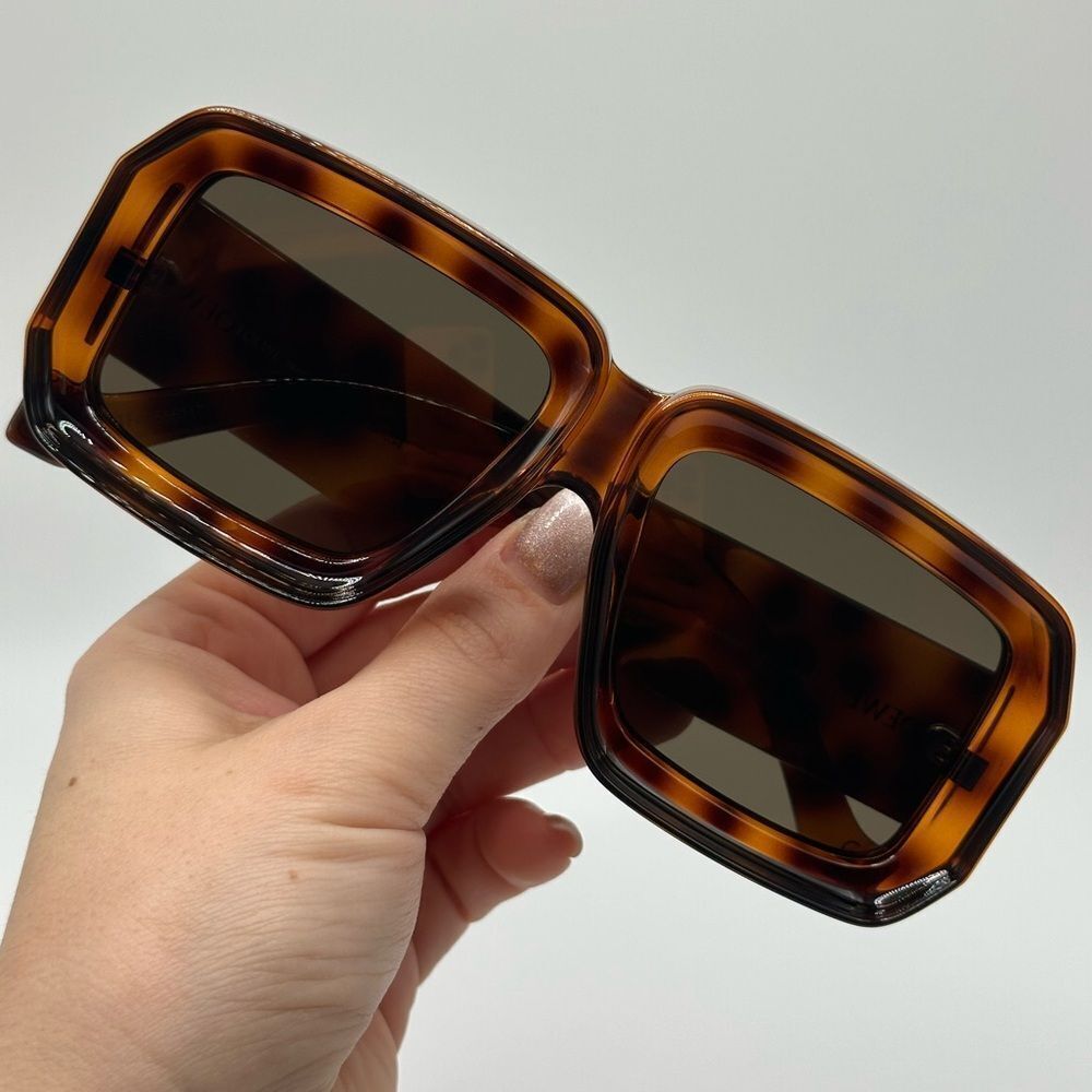 NEW LOEWE LW40064U 5652G Shiny Dark Havana Brown Women - Picture 9 of 13